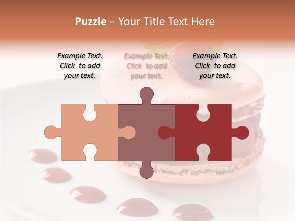 Cake Dessert Background PowerPoint Template