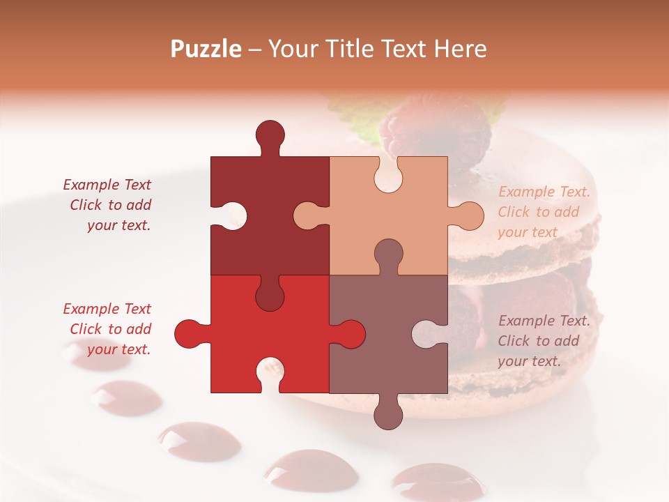 Cake Dessert Background PowerPoint Template