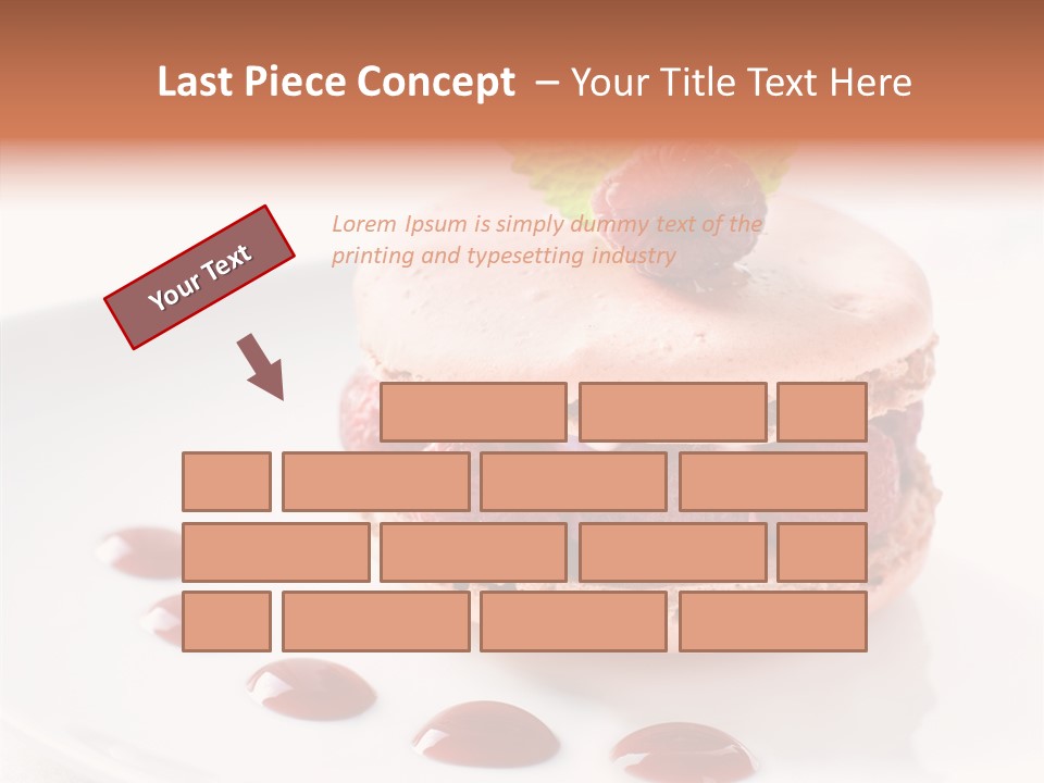 Cake Dessert Background PowerPoint Template