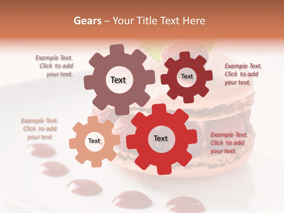 Cake Dessert Background PowerPoint Template