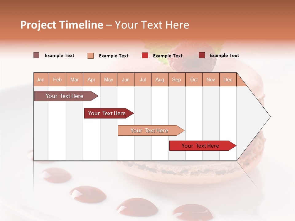 Cake Dessert Background PowerPoint Template