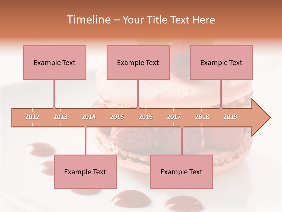 Cake Dessert Background PowerPoint Template