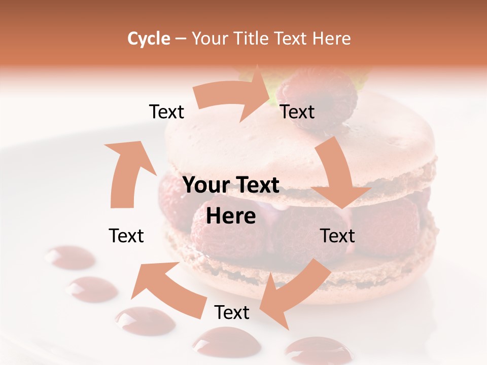 Cake Dessert Background PowerPoint Template