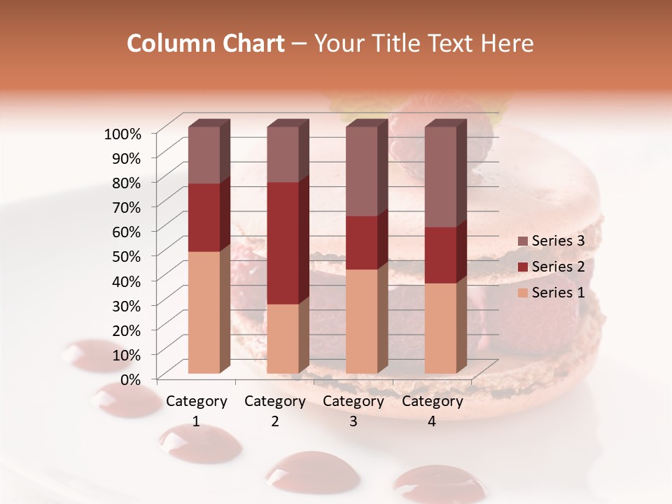 Cake Dessert Background PowerPoint Template