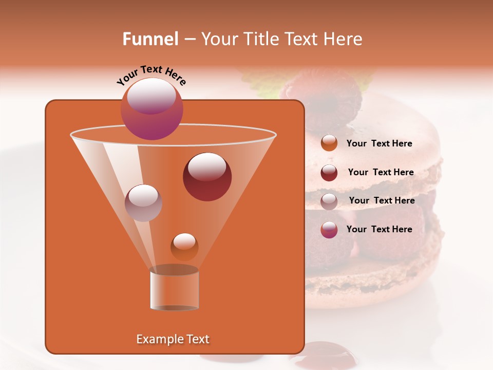 Cake Dessert Background PowerPoint Template