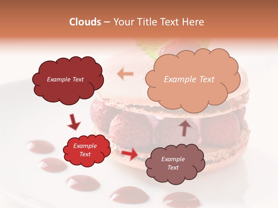Cake Dessert Background PowerPoint Template