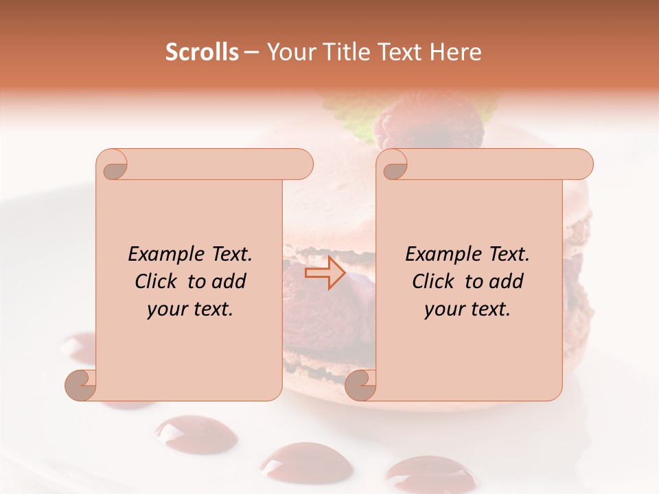 Cake Dessert Background PowerPoint Template