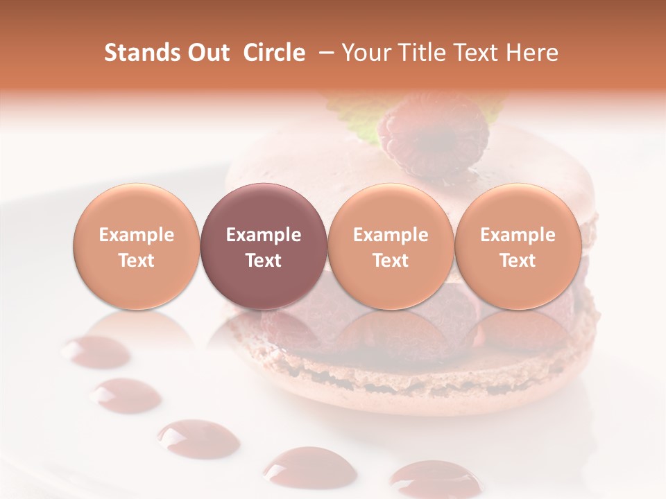 Cake Dessert Background PowerPoint Template