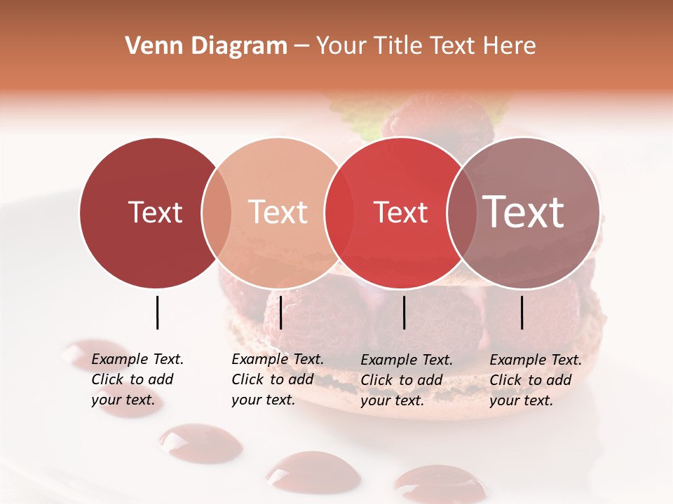 Cake Dessert Background PowerPoint Template