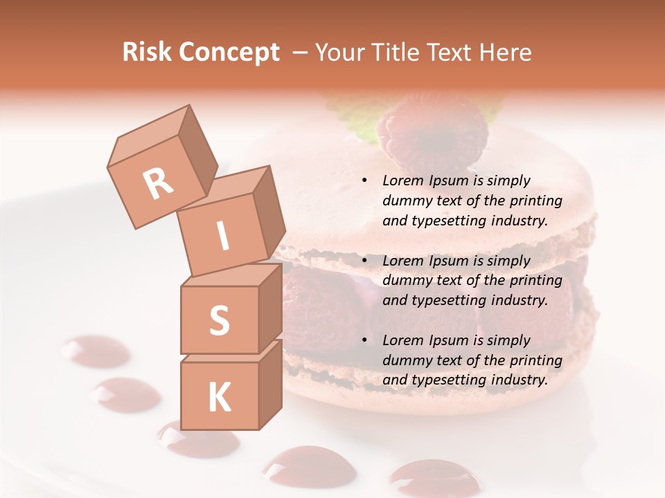 Cake Dessert Background PowerPoint Template