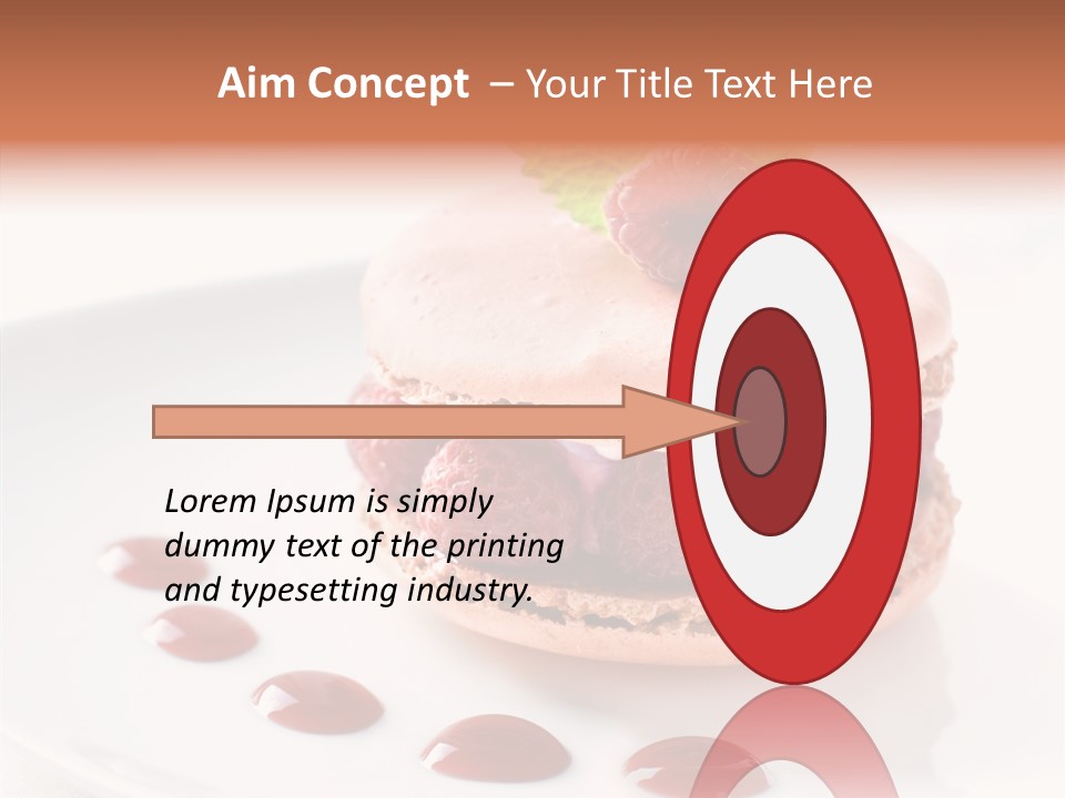 Cake Dessert Background PowerPoint Template