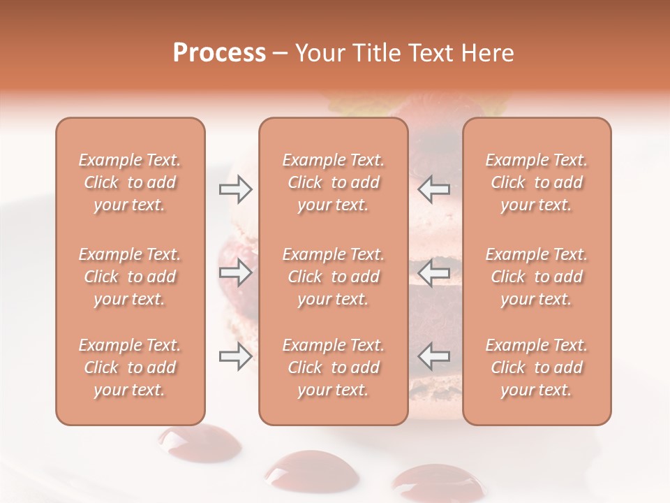 Cake Dessert Background PowerPoint Template