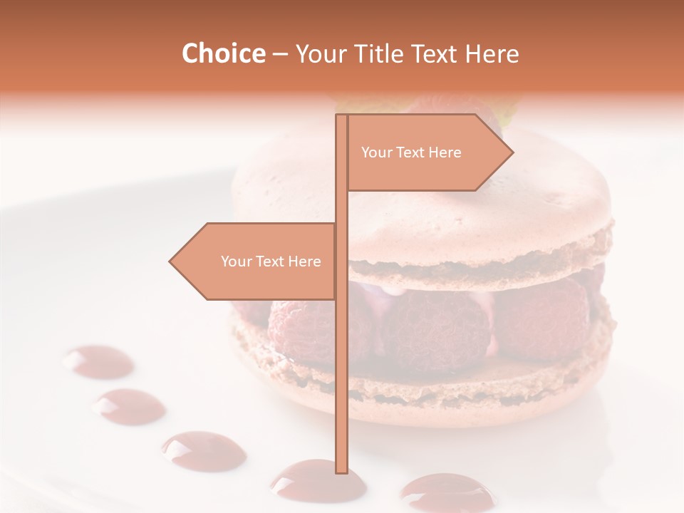 Cake Dessert Background PowerPoint Template