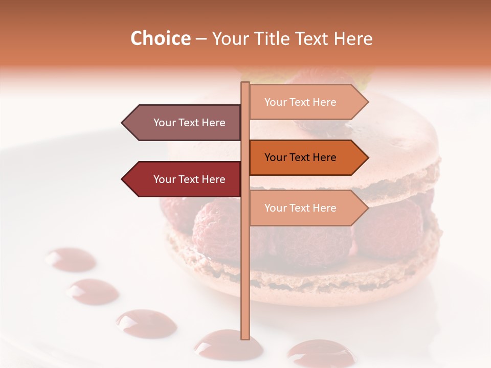 Cake Dessert Background PowerPoint Template