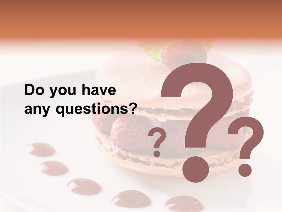 Cake Dessert Background PowerPoint Template