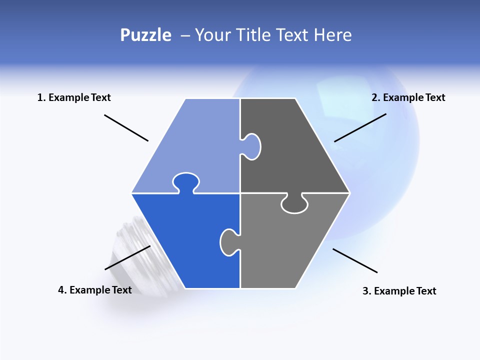 Intelligence Lamp Creative PowerPoint Template