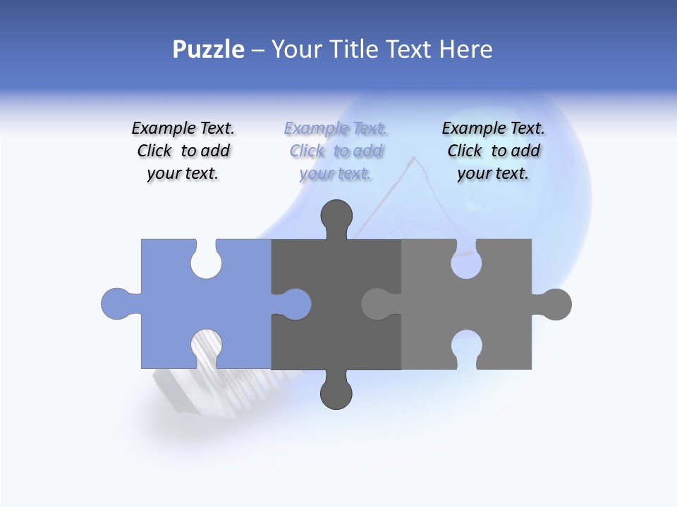 Intelligence Lamp Creative PowerPoint Template