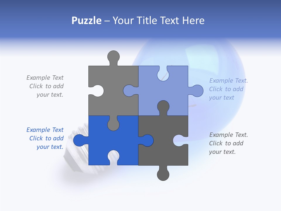 Intelligence Lamp Creative PowerPoint Template