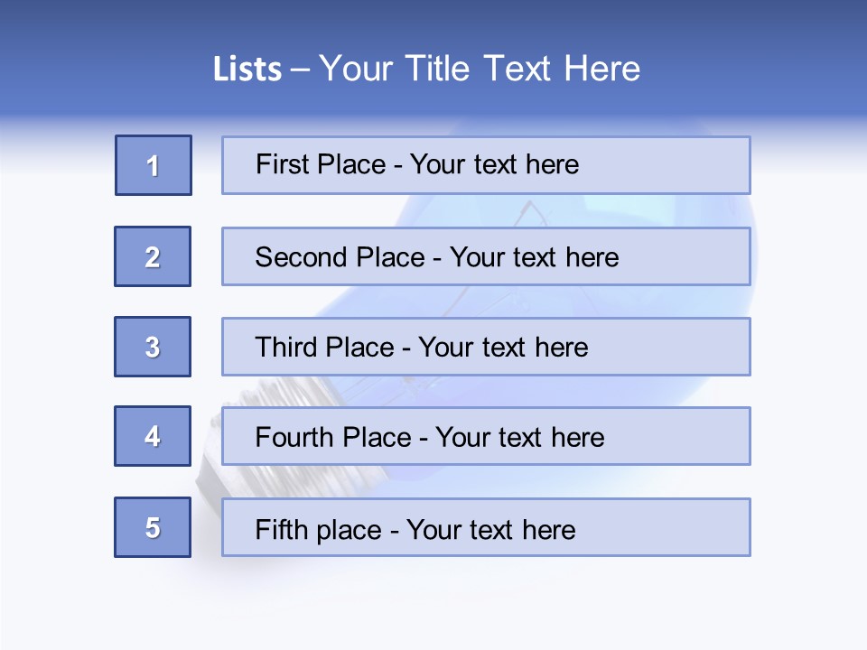 Intelligence Lamp Creative PowerPoint Template