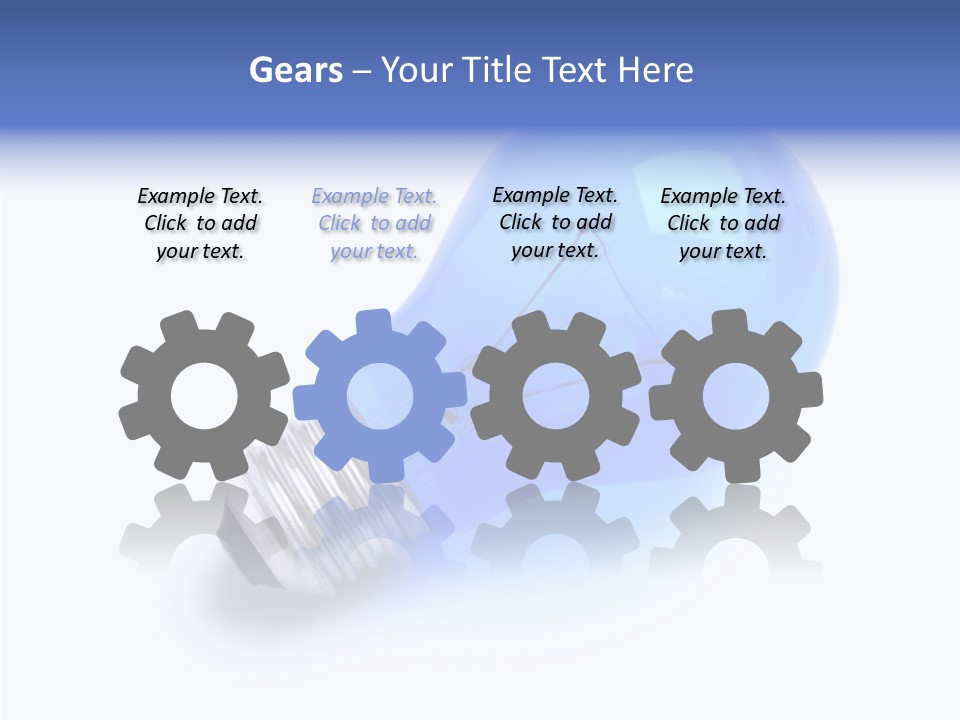 Intelligence Lamp Creative PowerPoint Template