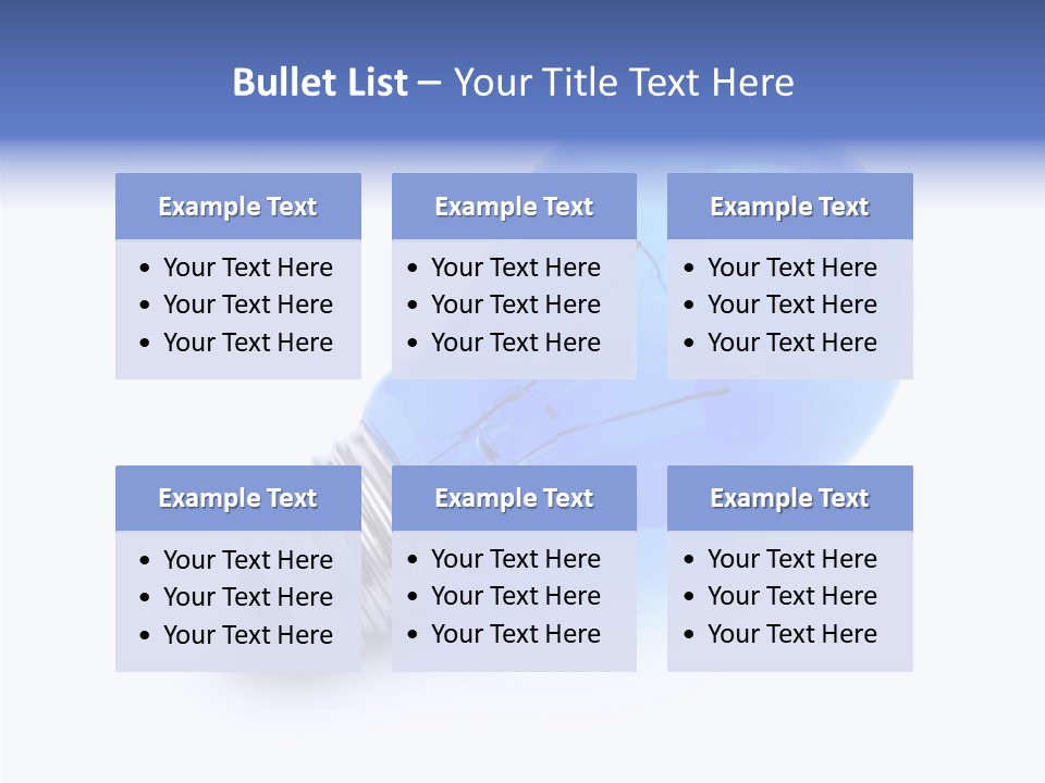 Intelligence Lamp Creative PowerPoint Template