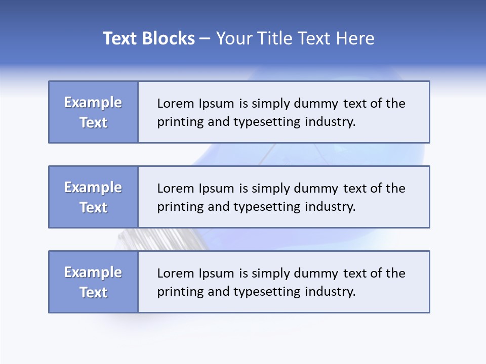 Intelligence Lamp Creative PowerPoint Template