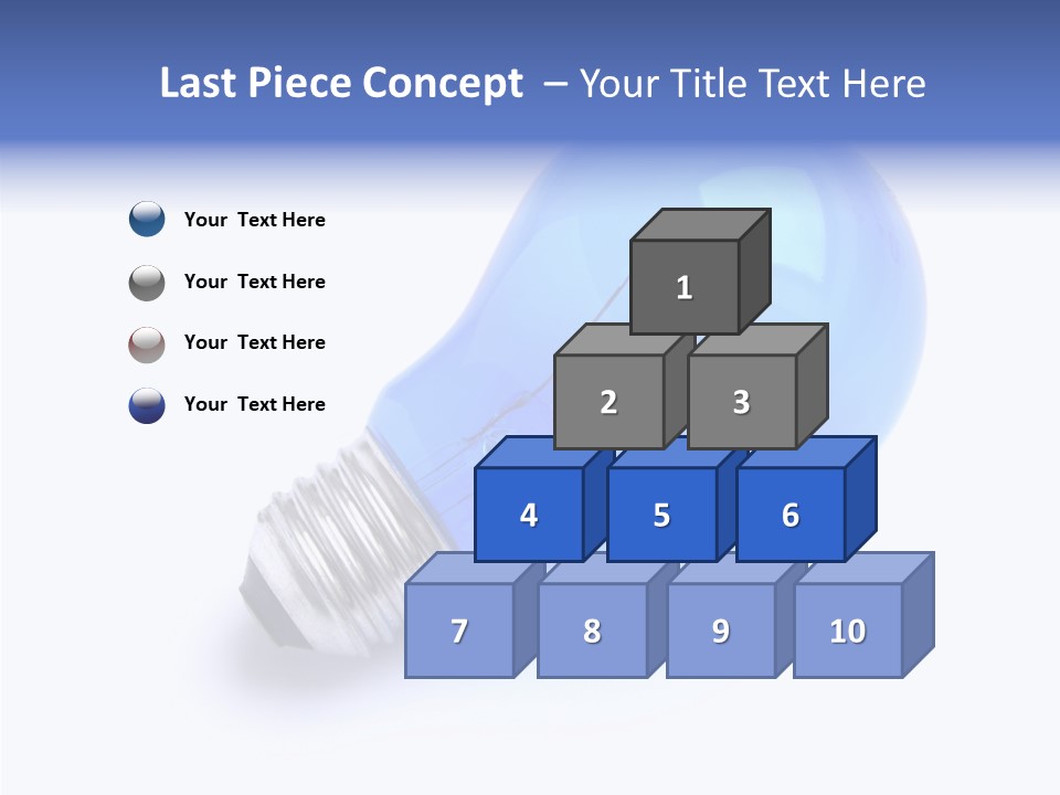 Intelligence Lamp Creative PowerPoint Template