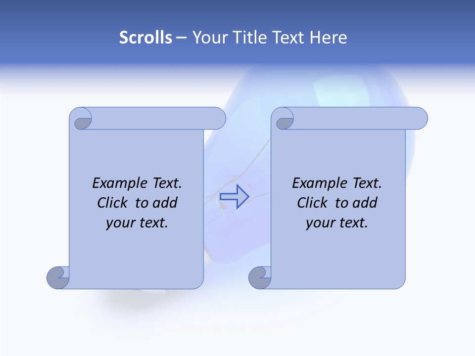 Intelligence Lamp Creative PowerPoint Template