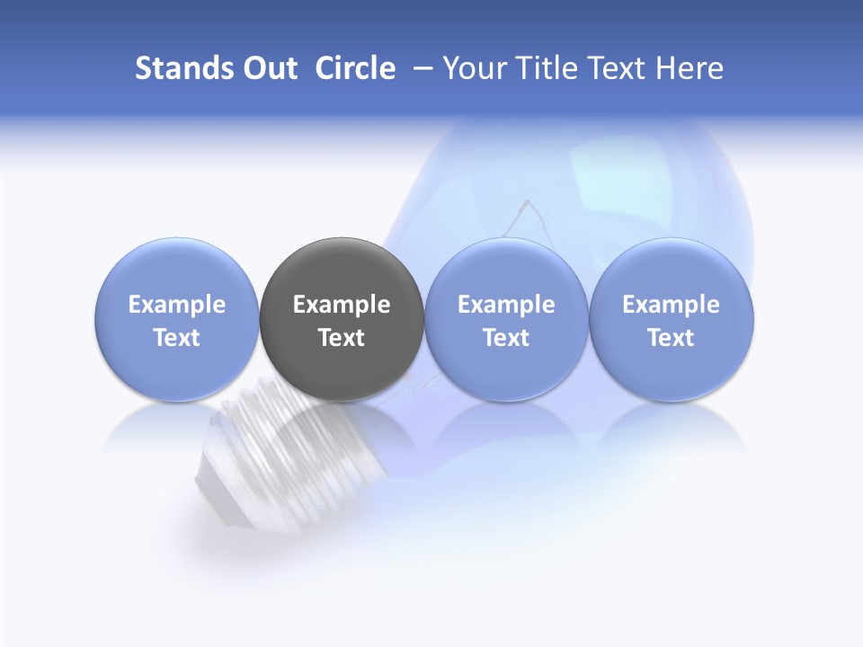 Intelligence Lamp Creative PowerPoint Template