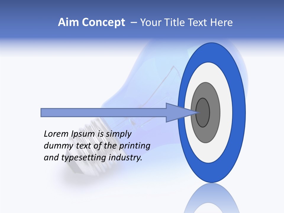 Intelligence Lamp Creative PowerPoint Template