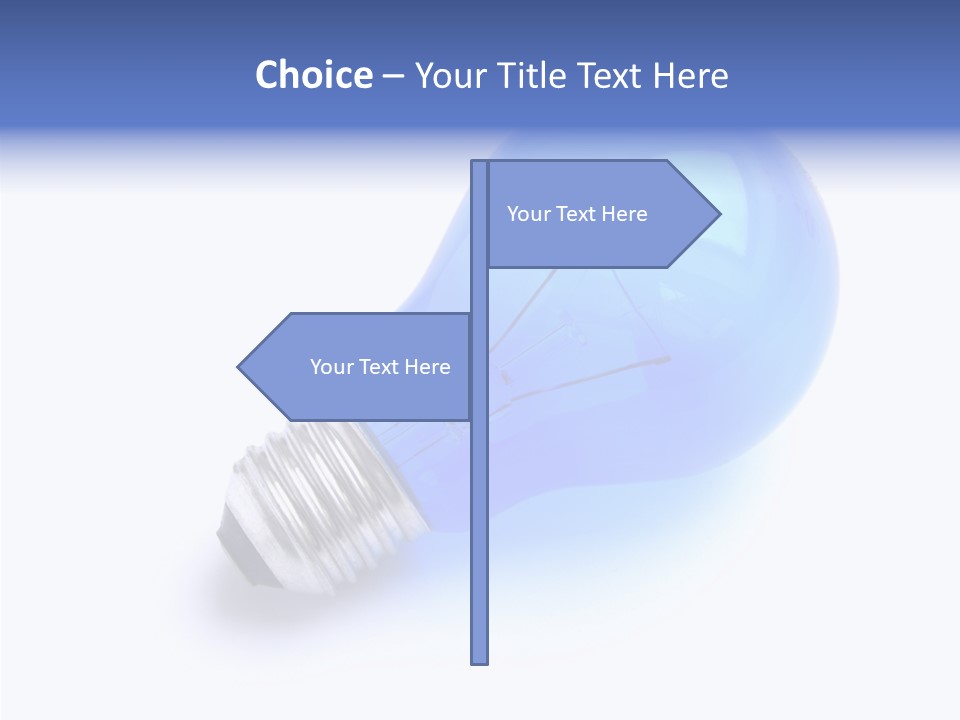 Intelligence Lamp Creative PowerPoint Template