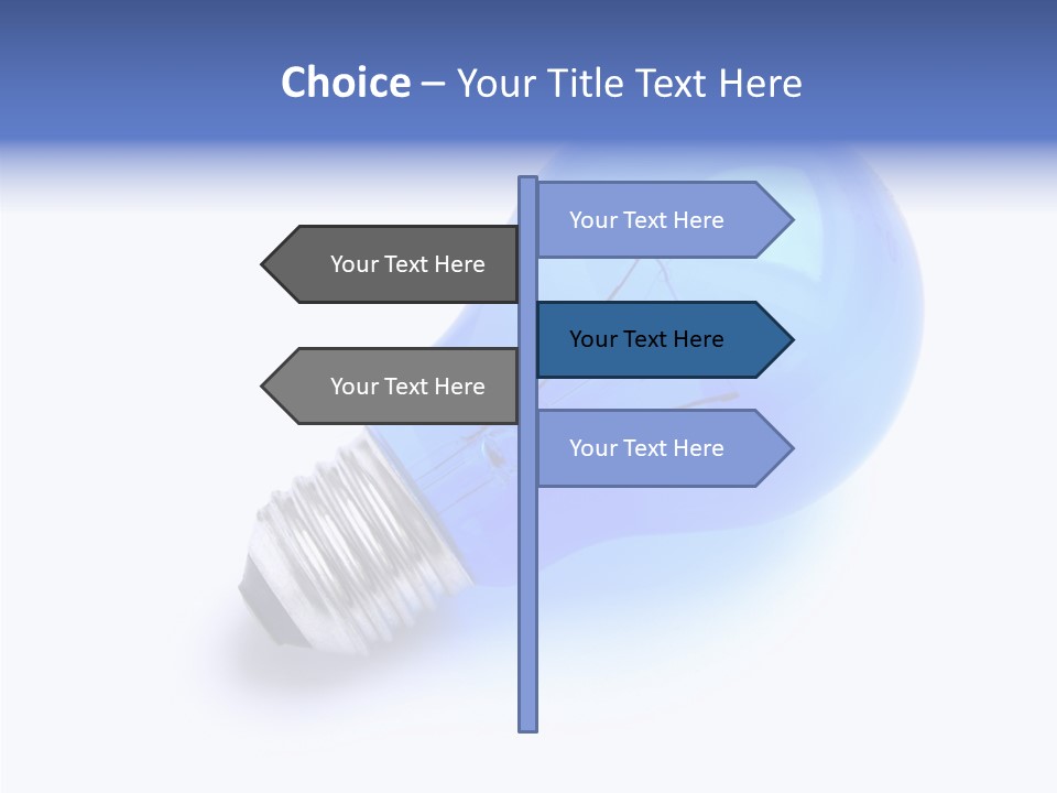 Intelligence Lamp Creative PowerPoint Template