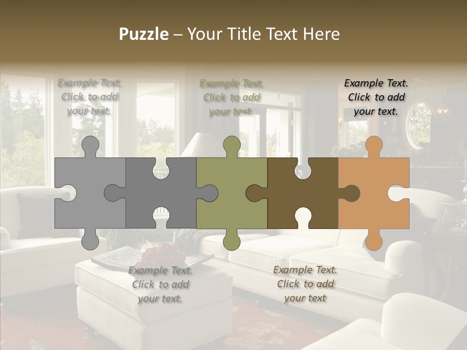 Luxury Rug Decorate PowerPoint Template