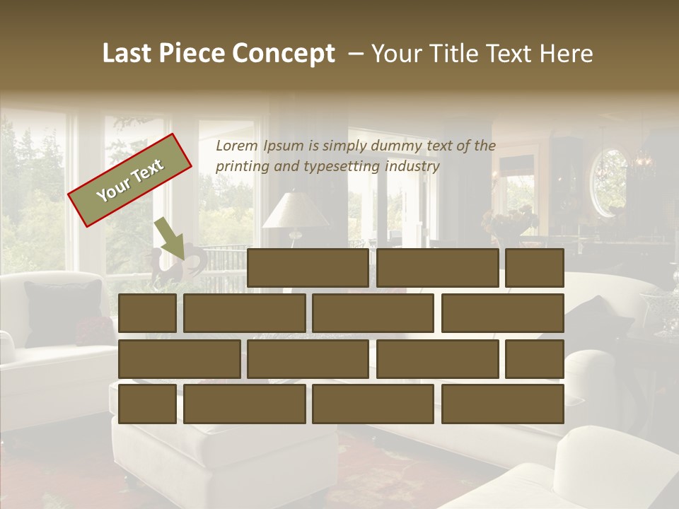 Luxury Rug Decorate PowerPoint Template