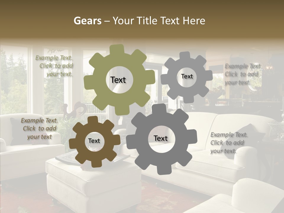 Luxury Rug Decorate PowerPoint Template