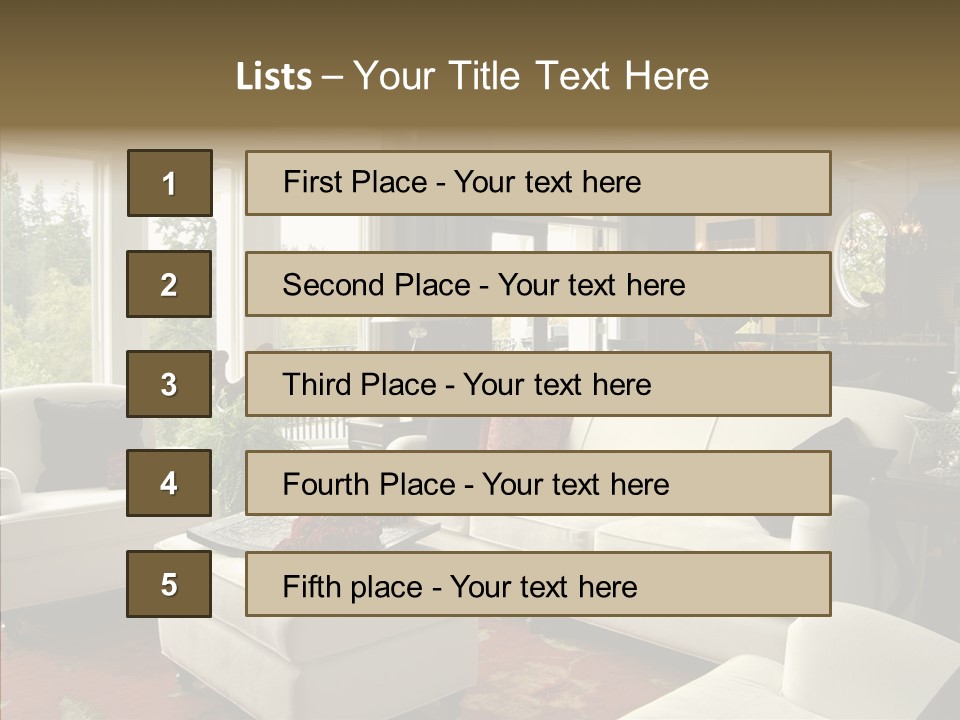 Luxury Rug Decorate PowerPoint Template