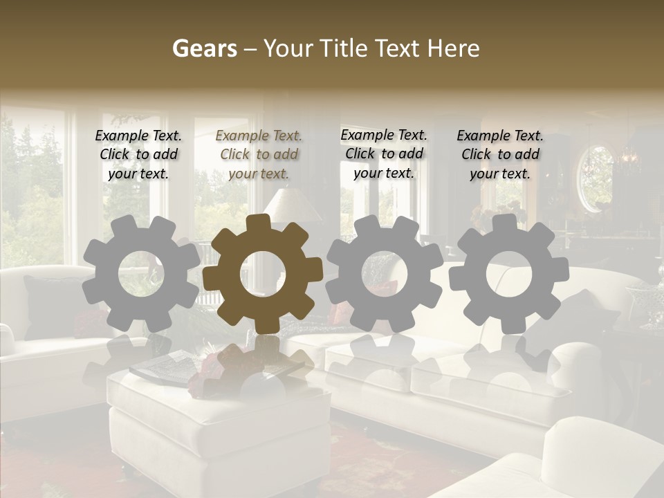 Luxury Rug Decorate PowerPoint Template