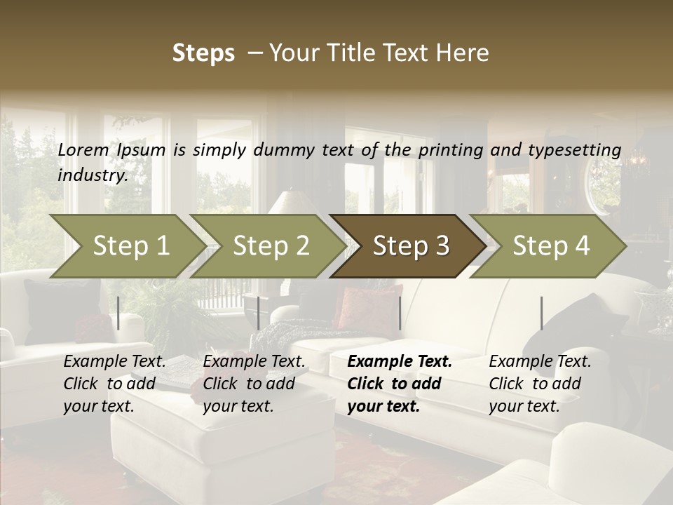 Luxury Rug Decorate PowerPoint Template