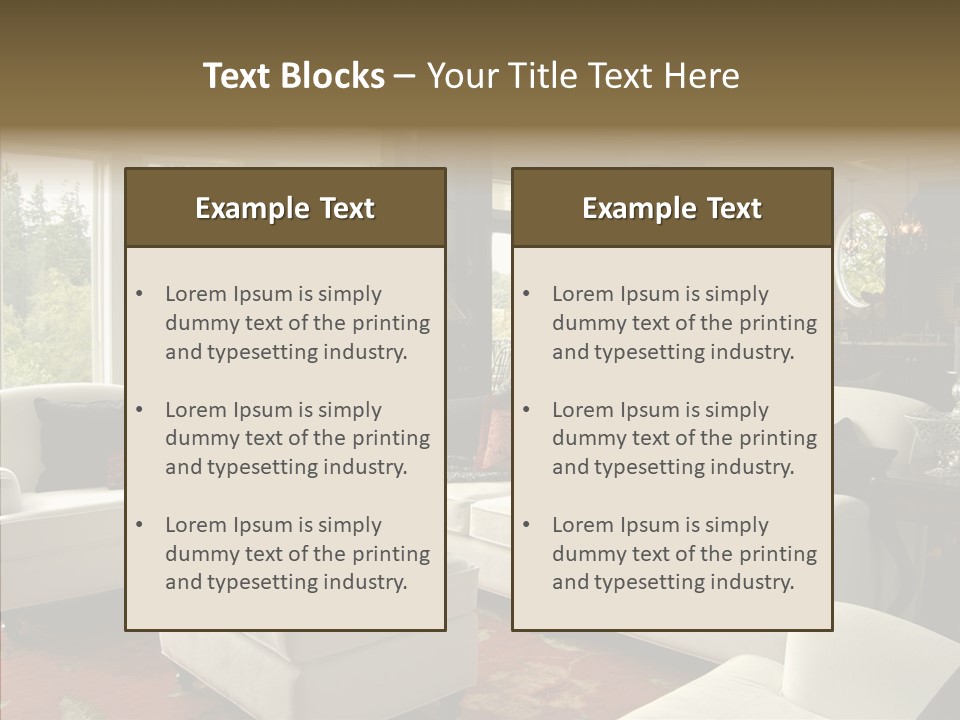 Luxury Rug Decorate PowerPoint Template