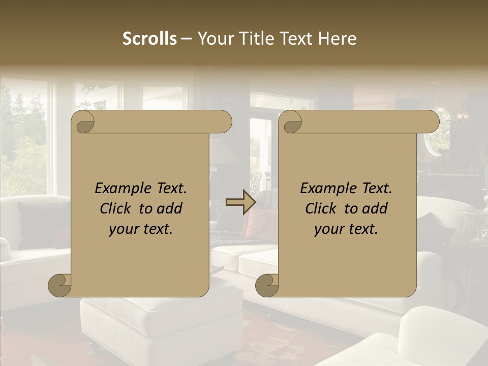 Luxury Rug Decorate PowerPoint Template