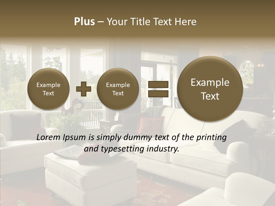 Luxury Rug Decorate PowerPoint Template