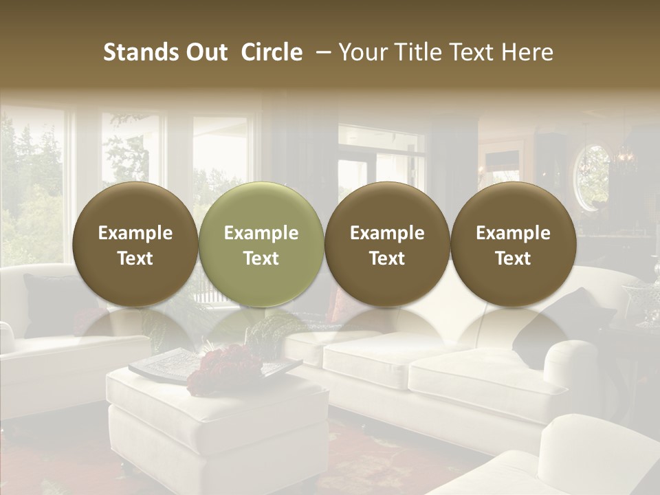 Luxury Rug Decorate PowerPoint Template