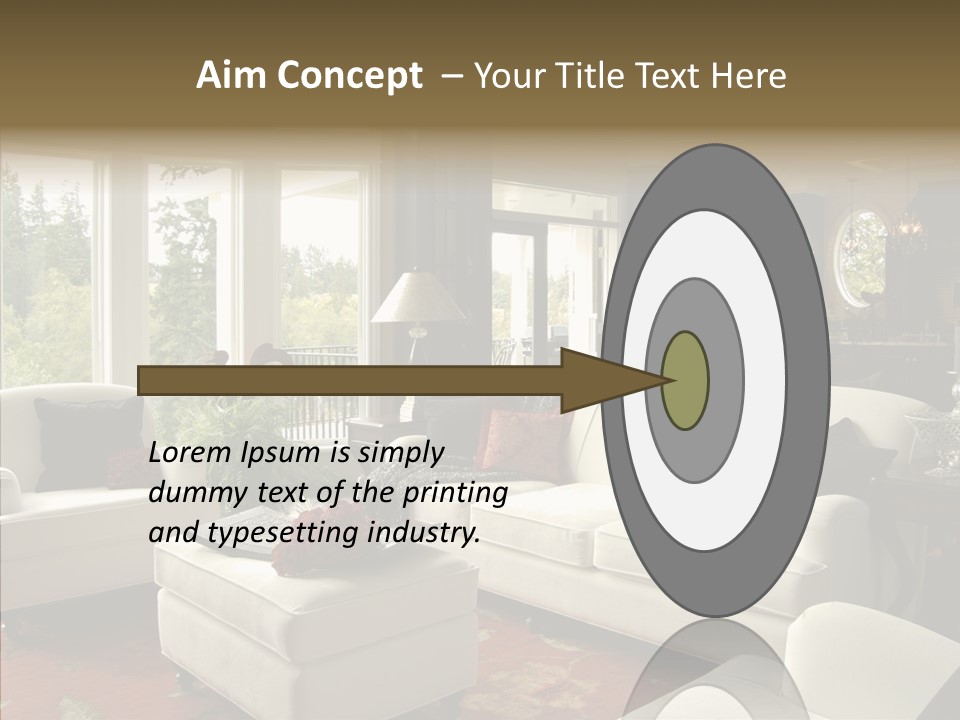 Luxury Rug Decorate PowerPoint Template