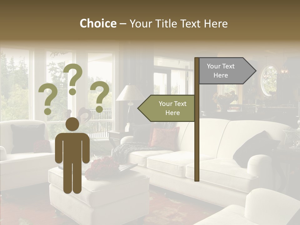 Luxury Rug Decorate PowerPoint Template