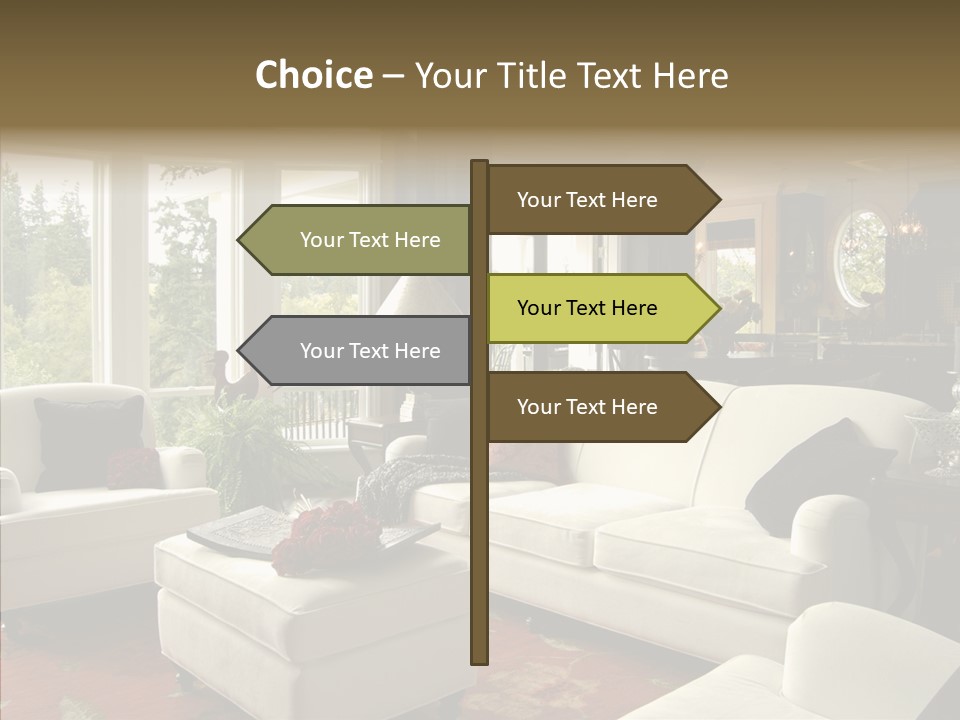 Luxury Rug Decorate PowerPoint Template