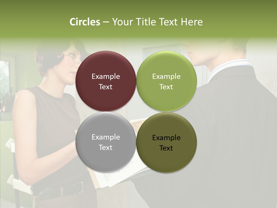 Man Realty Rent PowerPoint Template