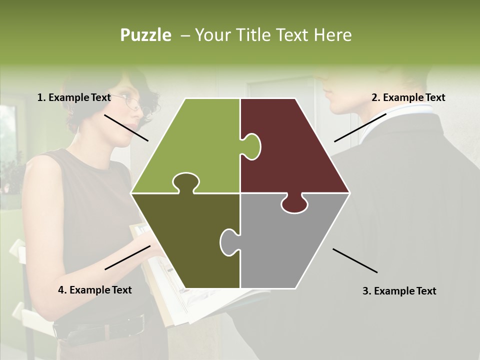 Man Realty Rent PowerPoint Template