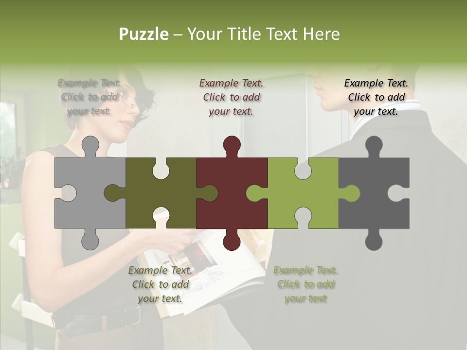 Man Realty Rent PowerPoint Template