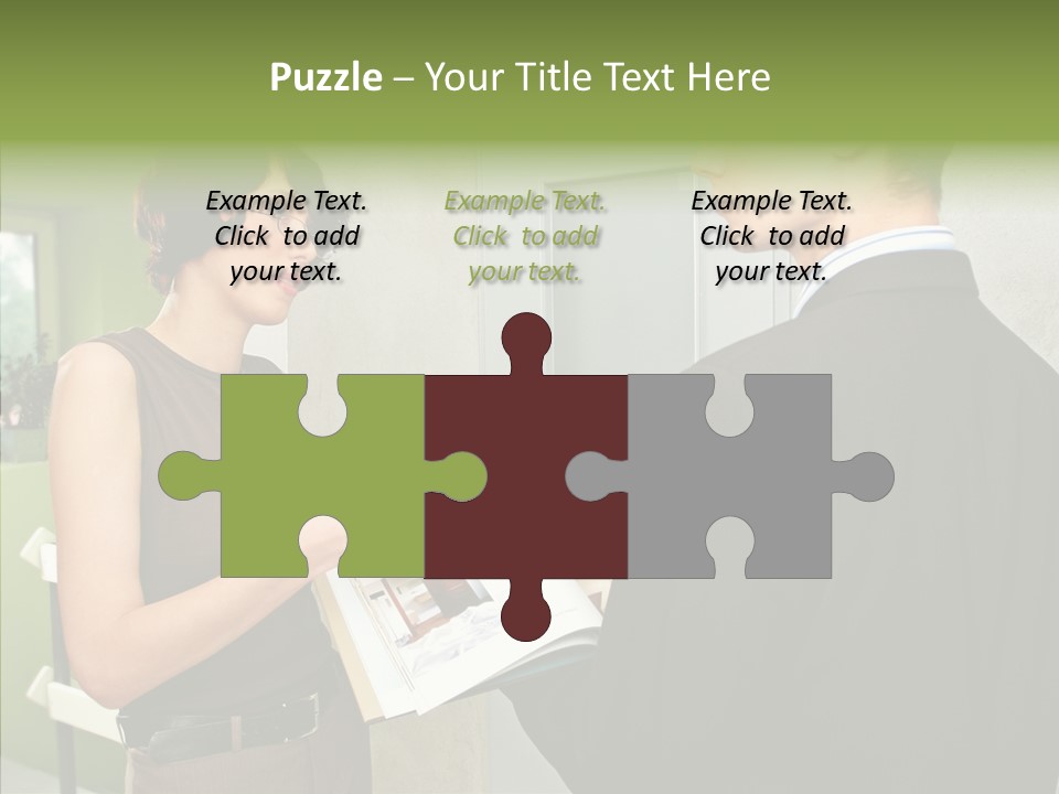 Man Realty Rent PowerPoint Template