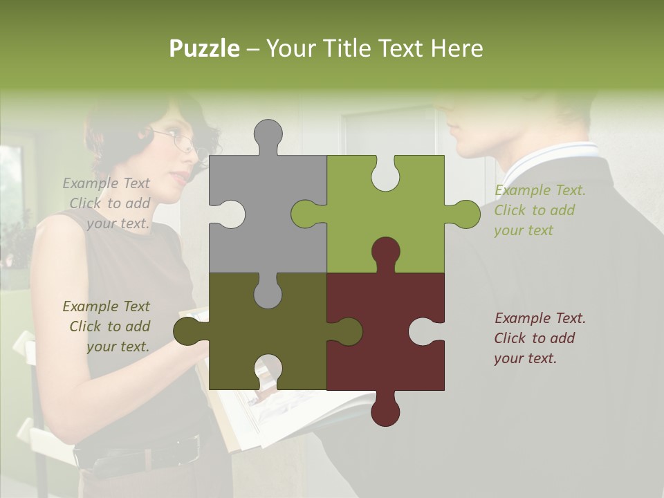 Man Realty Rent PowerPoint Template